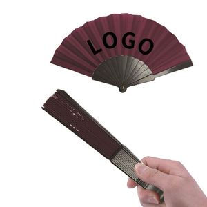 Nouvel éventail pliant léger en plastique, portable et personnalisable, faible MOQ pour la vente en gros - Product Image 1
