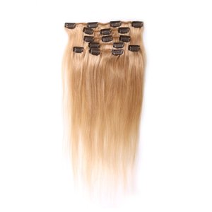 Virgin Clip in Hair Extension <strong>New</strong> Products 2023 24# and 27# Natural Raw Indian <strong>Straight</strong> <strong>Brazilian</strong> Hair Bundle Gs Split Knotted - Product Image 3