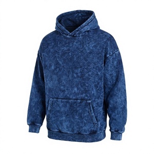 Sweat-shirt à capuche personnalisé pour homme, coupe classique, en coton tricoté, pull décontracté avec poche avant - Product Image 1