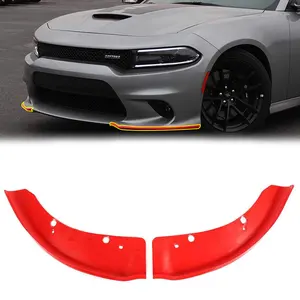 Protektor De Labio Delantero 2021 Produk Baru Populer Kit Bodi Mobil Bumper Depan Pelindung Bibir untuk Dodge Charger SRT 2015-2019