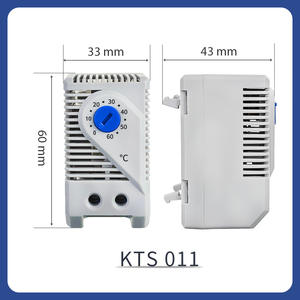 Boîtier de distribution d'alimentation pour ventilateur d'armoire réglable KTS011 avec contrôleur de température |   Interrupteur thermostatique mécanique DIN E384 - Product Image 6