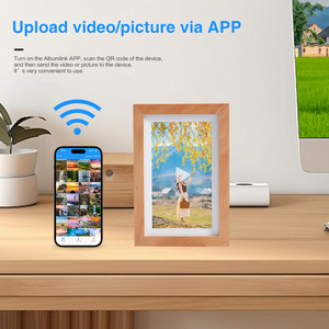 Bán buôn 7 "khung ảnh IPS HD hiển thị 1024x600 ứng dụng điều khiển 16GB 7 inch Wifi nft Khung ảnh kỹ thuật số - Product Image 4