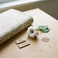 Tissu Popeline Biologique Tissé Personnalisé Sans MOQ, Certifié OEKO-TEX, Coton 80s Premium Léger pour Chemises Habillées