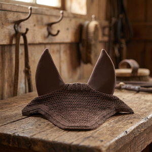 Reusable Safe & Reliable Durable Equestrian Horse Ear Bonnets <b>Fly</b> Guard Noise Reduction Large Animal Riding Accessories - Product Image 3