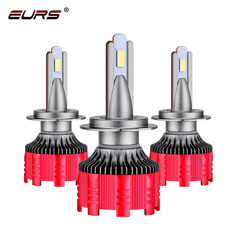 EURS H7 LED H4 H8 H11 9005 9006 9012 HIR2 HB3 HB4 100ワット9600lm LED電球車用6000K Auto Headlight Fog Lamps