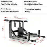 Barre de traction murale multifonctionnelle pour dips, idéale pour la musculation à domicile et l'entraînement professionnel du haut du corps