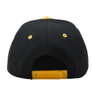 Bán buôn tùy chỉnh 6 Bảng điều chỉnh trống Snapback Cap 3D thêu biểu tượng tùy chỉnh Mũ bóng chày phẳng vành Polyester Snapback mũ thể thao - Product Image 4