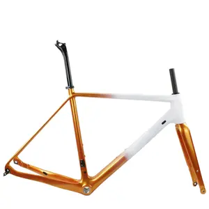 Freno de disco BSA para bicicleta de carretera, marco de ciclocross de carbono, grava con horquilla