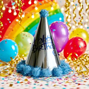 Sombrero de cumpleaños Honey And Sweetness, suministro de fiesta de acrílico de 19x15cm para niños y adultos - Product Image 3