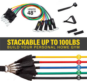 Zakerda Professionelles Widerstandsbänder-Set für Workout, Klimmzüge, Krafttraining im Fitnessstudio und Zuhause - Product Image 3