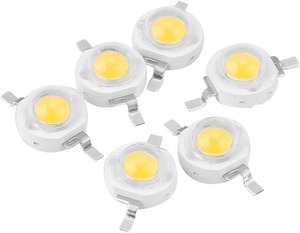 JINGLEIKE <span class=keywords><strong>Diode</strong></span> LED à puce haute puissance 3W blanche 6000-6500K <span class=keywords><strong>3V</strong></span> avec CRI 90 150 Lm/W Dimmable Garantie 3 ans - Product Image 2