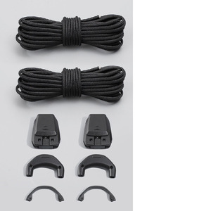 Gancho de plástico sin lazo Cordones redondos de nylon con cerraduras para zapatos al aire libre - Product Image 3