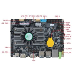 ELSKY M828SE เมนบอร์ดรองรับ 3855U 3955U 3865U 3965U 3867U และสกายเลค 6th Gen KabyLake 7th Core I3 I5 I7 - Product Image 1