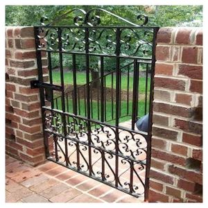 Balustrade en <span class=keywords><strong>fer</strong></span> forgé de style européen avec des détails en spirale et un revêtement en époxy - Product Image 4