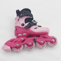 Patins à roulettes de slalom freestyle réglables pour tous les âges, coque en PP, maille en velours, ABEC-11, plastique de haute qualité, durables, utilisation en extérieur, toutes tailles