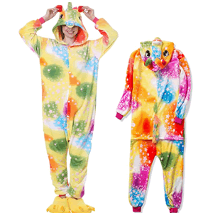 Pyjamas <span class=keywords><strong>Kigurumi</strong></span> Onesie pour enfants pour femmes Vente en gros de pyjamas en tissu tissé de costume de <span class=keywords><strong>licorne</strong></span> et de dinosaure de dessin animé - Product Image 6