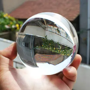 Bola de adereços para fotografia, melhor qualidade de cura esférica para fotografia, bola de cristal óptica k9, esfera