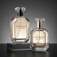 Flacon de parfum personnalisé 30ml 50ml 100ml en verre transparent avec vaporisateur fin, OEM ODM, étiquette privée avec boîte d'emballage
