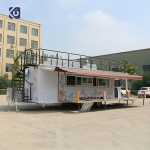 CAMPTRL Food Truck Mobile Completamente Attrezzato, Rimorchio per Fast Food con Cucina Completa, Produttore di Veicoli per Pizza e Tacos - Product Image 1