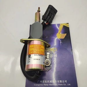 โซลินอยด์หยุดเครื่อง 24V SA-4889-24 สวิตช์ปิดเครื่องสำหรับเครื่องยนต์ R335LC-7 คัมมินส์ ฮุนได หมายเลข 3939019 - Product Image 5