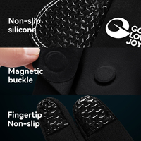 Gants de billard sans doigts magnétiques pour hommes XG94, accessoires pour joueurs de billard, confortables, doux, légers, gants de snooker