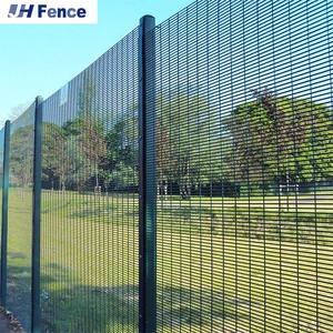 Fil métallique de sécurité anti-montée anti-voleur de haute sécurité soudé à vue dégagée 358 clôture de panneau de maille pour la prison et l'aéroport - Product Image 3