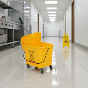 ถังถูพื้นพร้อมที่บิดน้ำ ขนาด 21-25 ลิตร ทำจากพลาสติกทนทาน สำหรับการดูแลรักษาพื้นอย่างง่ายดาย - Product Image 2