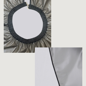 Capa de peluquería de TPU exclusiva para salón, impermeable, transparente, para teñir el cabello y permanentes, delantal grueso para <span class=keywords><strong>barber</strong></span>ía - Product Image 4
