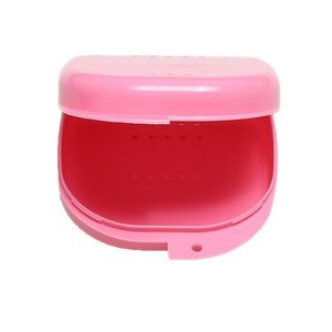 Plastic <b>Denture</b> Case With Holes Small Size Storage <b>Box</b> For Dental Retainer Adult Use - Product Image 4