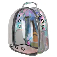 Sıcak satış şeffaf nefes tasarım Pet kedi seyahat/yürüyüş sırt çantası taşıyıcı çanta