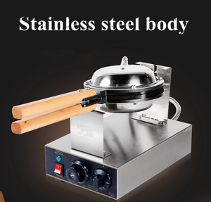 Máquina para Hacer Waffles de Burbujas, Electrodoméstico de Cocina, <span class=keywords><strong>Waflera</strong></span> Comercial Eléctrica Intercambiable, Hong Kong - Product Image 6