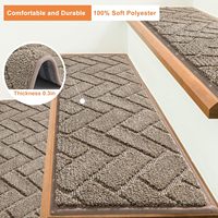 Tapis antidérapants antidérapants 22x70cm tapis d'escalier pour aînés enfants chiens tapis d'escalier lavable en Machine