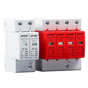 Dispositivo de Protección Contra Sobretensiones Jkaidq Jk-40 385V 20Ka 40Ka Hasta 1.8Kv Montaje en Riel DIN para Uso Doméstico y Comercial - Product Image 1