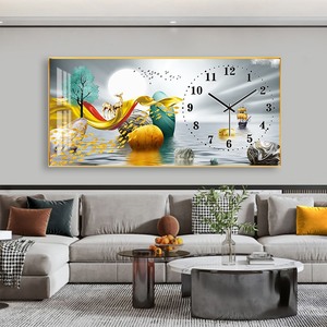 Tranh treo tường kim loại nghệ thuật hiện đại, tranh trang trí 3D cao cấp, đồng hồ treo tường phong cách Bắc Âu, bán buôn theo yêu cầu. - Product Image 5