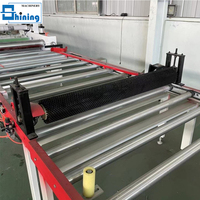 Panneau de mélamine PP PET HPL EVA machine à plastifier placage de bois entièrement automatique PUR film plat machine à plastifier