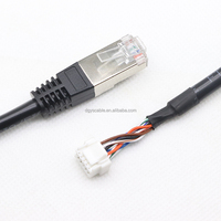 Cat5e UTP RJ45 8P8C konektor laki-laki ke ZPDR-10V-S 1.5-10PIN kabel jaringan Starlink kabel komunikasi