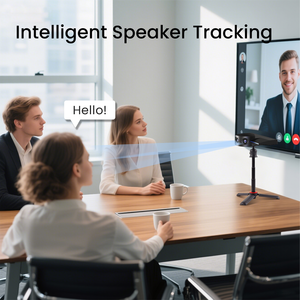 Webcam hội nghị toàn cảnh 180 ° với micrô, cắm và phát 1080p cho các cuộc gọi video đắm chìm trong phòng trò chuyện & văn phòng tại nhà - Product Image 2