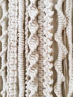 Usine Personnaliser Macramé Tenture Murale Rideaux pour le salon Hôtel Restaurant Décor événement décoration
