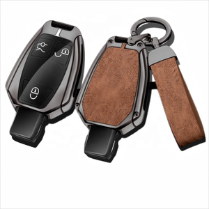 Custom Logo <span class=keywords><strong>Benz</strong></span> nuovo stile portachiavi per auto custodia in lega di zinco chiave a distanza custodia accessorio per auto - Product Image 1