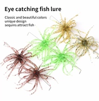 ALPHA OEM Custom Hula Grub PVC TPE Soft Baits 9cm 11cm Skirt Tentacle Jig Trailer Bulk Artificial Sea Anemone Fishing Tackle