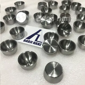 Customized R05200 Ta 99.95% pure polished tantalum crucible