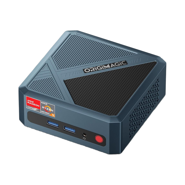 Origimagic N7 Gaming Mini PC AMD Ryzen 5 6600H (up 4.5GHz) 32GB DDR5 512GB PCIe SSD BT 5.2 WiFi 6E 2.5G LAN Mini Desktop PC