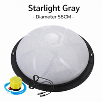 Kit de demi-ballon d'équilibre gonflable robuste et écologique pour entraînement de yoga, idéal pour la gym professionnelle et la remise en forme à domicile