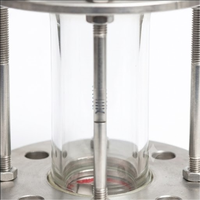 Vitre de contrôle tubulaire à bride en acier inoxydable robuste CF8 CF8M pour équipement de surveillance de pipeline