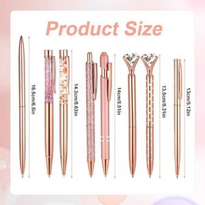 Custom Exquisite Combination Set <b>Ballpoint</b> <b>Pen</b> Rose Gold <b>Ballpoint</b> <b>Pen</b> Set Crown Diamond <b>Pen</b> - Product Image 3