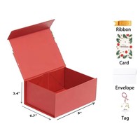 Boîte cadeau de Noël pliable en papier personnalisée avec un design créatif en forme d'ours pour le champagne et le vin