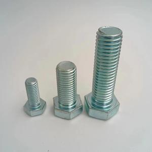 M12 x 180mm हेक्स बोल्ट दीन 933 धागा पिच 12mm हेक्स सिर बोल्ट 100mm हेक्स सिर शिकंजा