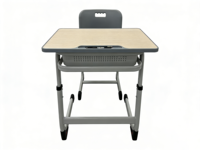 Ensemble de bureau et chaise réglables personnalisables de bonne qualité pour l'école, bureaux et chaises d'écolier, chaise et table pour étudiants
