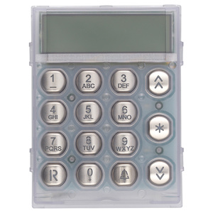 Flat Steel <b>Keyboard</b> 12 In Length 3 In Height With <b>White</b> Led Lights - Product Image 1