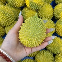 Balle anti-stress artisanale en forme de durian, à rebond lent, jouet de décompression en forme de fruit simulé, petit cadeau de vacances